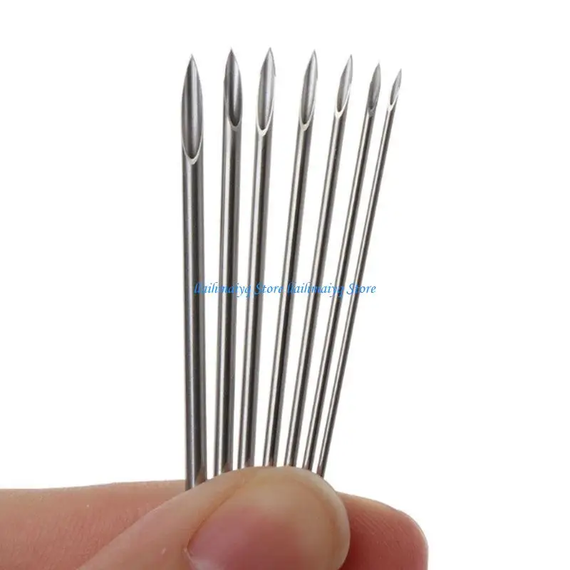 573B 20x/set 12/13/14/15/16/17/18/19/20G Body Piercing Needle Disposable Sterile