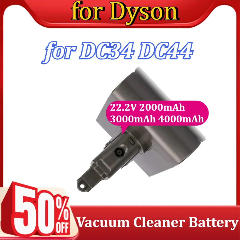 

Vacuum Cleaner Replacement Battery 22.2V 2000mAh 3000mAh 4000mAh for Dyson DC34 DC44 Battery