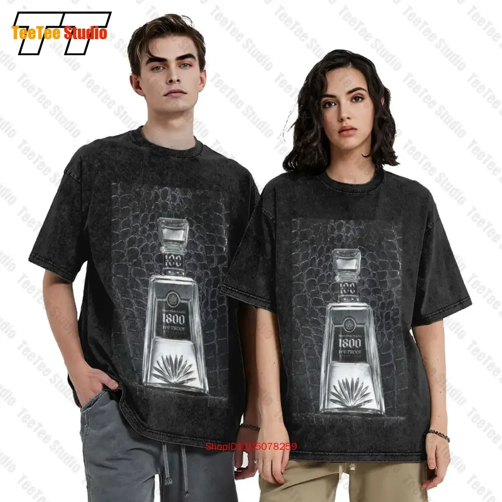 1800 100 Proof Tequila Select Silver Agave Vintage Oversized T-Shirt QWI4
