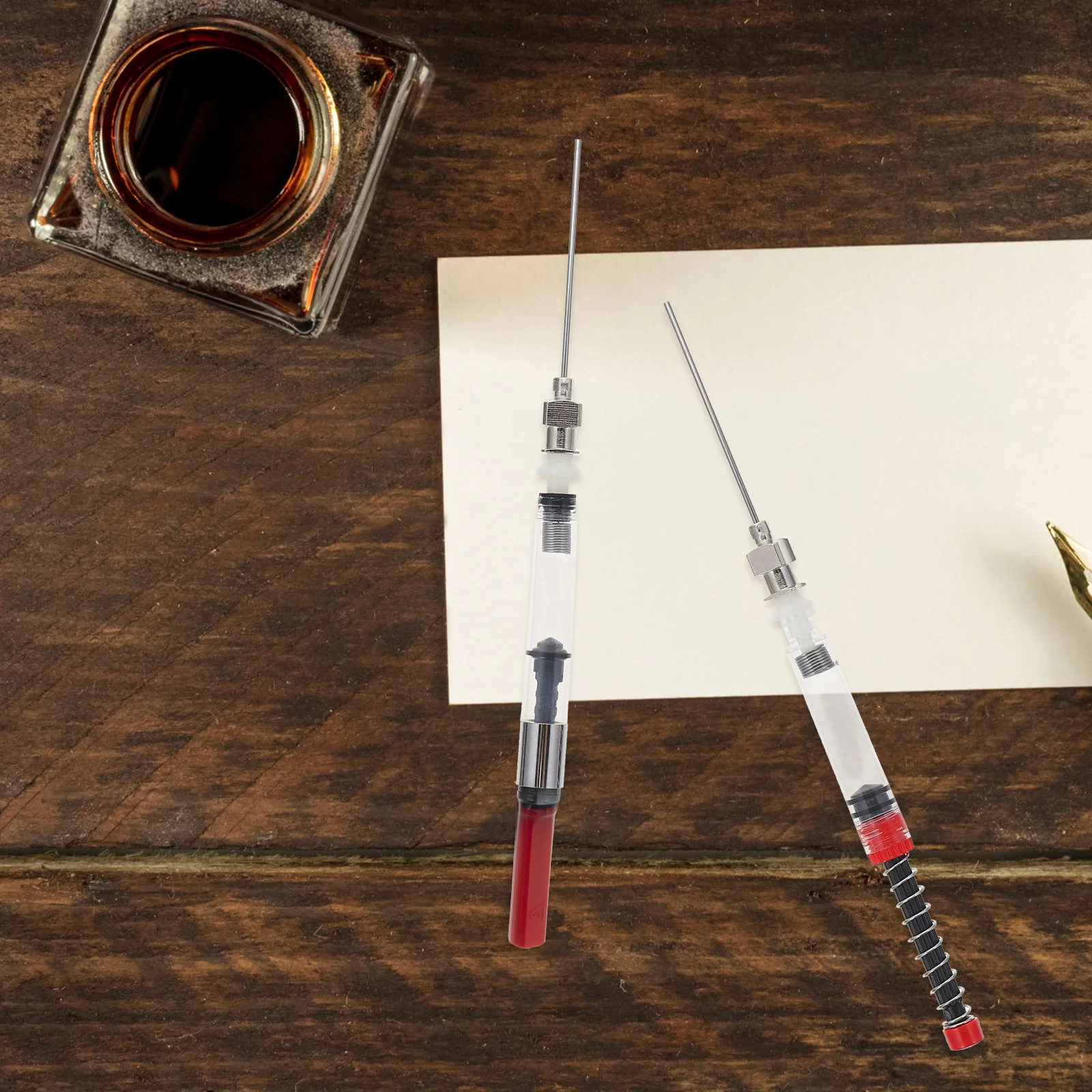 9 قطعة محول نافورة الملء أنبوب الربيع حشو امتصاص للمدرسة مكتب قابلة لإعادة الاستخدام القلم الحبر امتصاص قلم حبر الملحقات