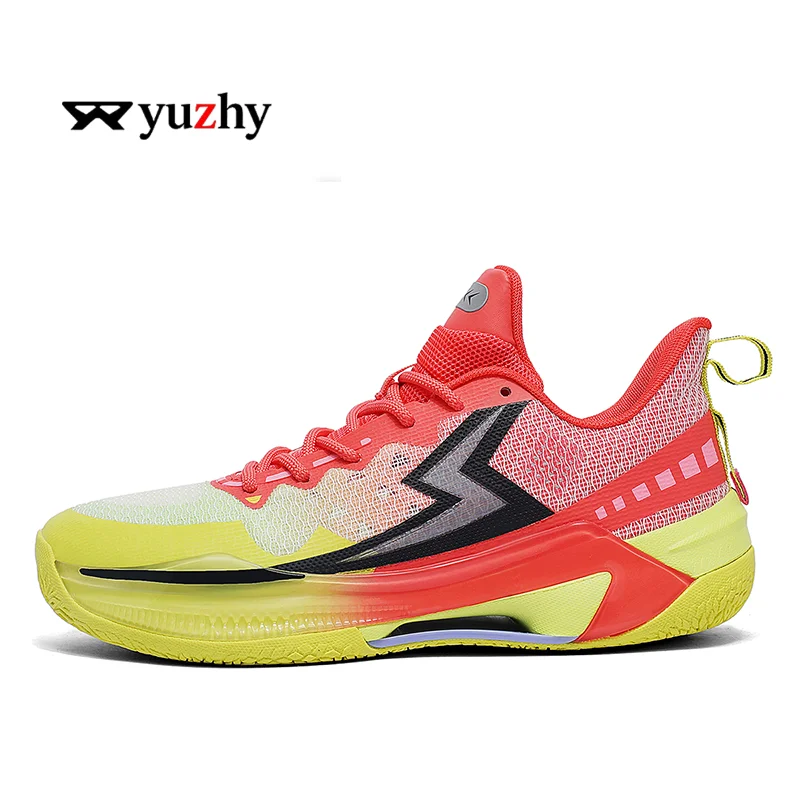 

Men's Basketball Shoes Breathable Cushioning Non-Slip Wearable Runing Shoes Gym Training Athletic Basketball Sneakers for Men