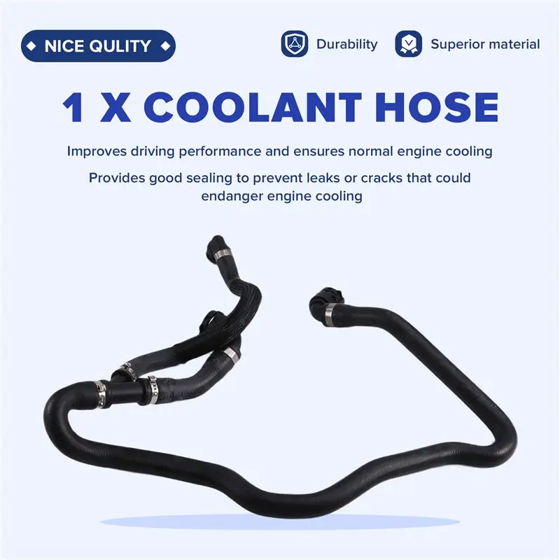 Reliable-Cooling Hose Car Radiator Coolant Hose 17127578404 For BMW 5 Series F10 F11 F18 520Li 523I 530I N52N 2010-2013