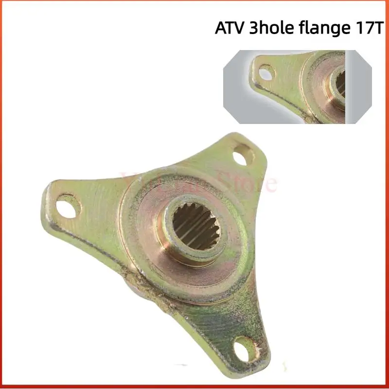 

Electric Vehicle ATV Modified Beach Car Hub Seat Rear Wheel Drum Core Fixed Seat – 3 Hole Rotating Flange 17 Teeth