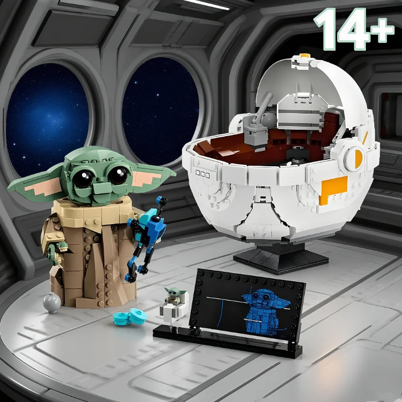 yZ[zMINISO V݌ 1048 V[Y Grogu zo[ԃf Legoing 75403 rfBOubNq̃MtgƂ̑