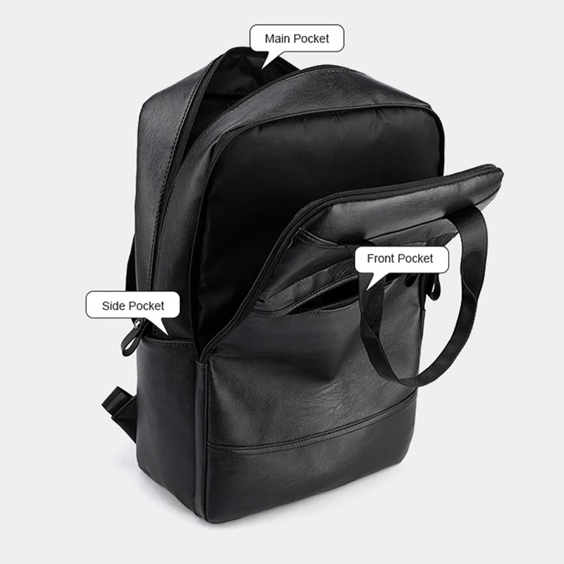 Luxury Brand Laptop Backpack Anti-theft Waterproof Fashion Backpacks USB Charging Men Business Travel Bag Backpack New Design