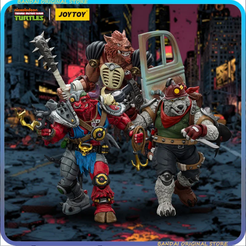 

【Новый продукт】JOYTOY TMNT Teenage Mutant Ninja Turtles Series Dirtbag 1:18 Фигурка Модель Коллекционное издание Игрушка в подарок