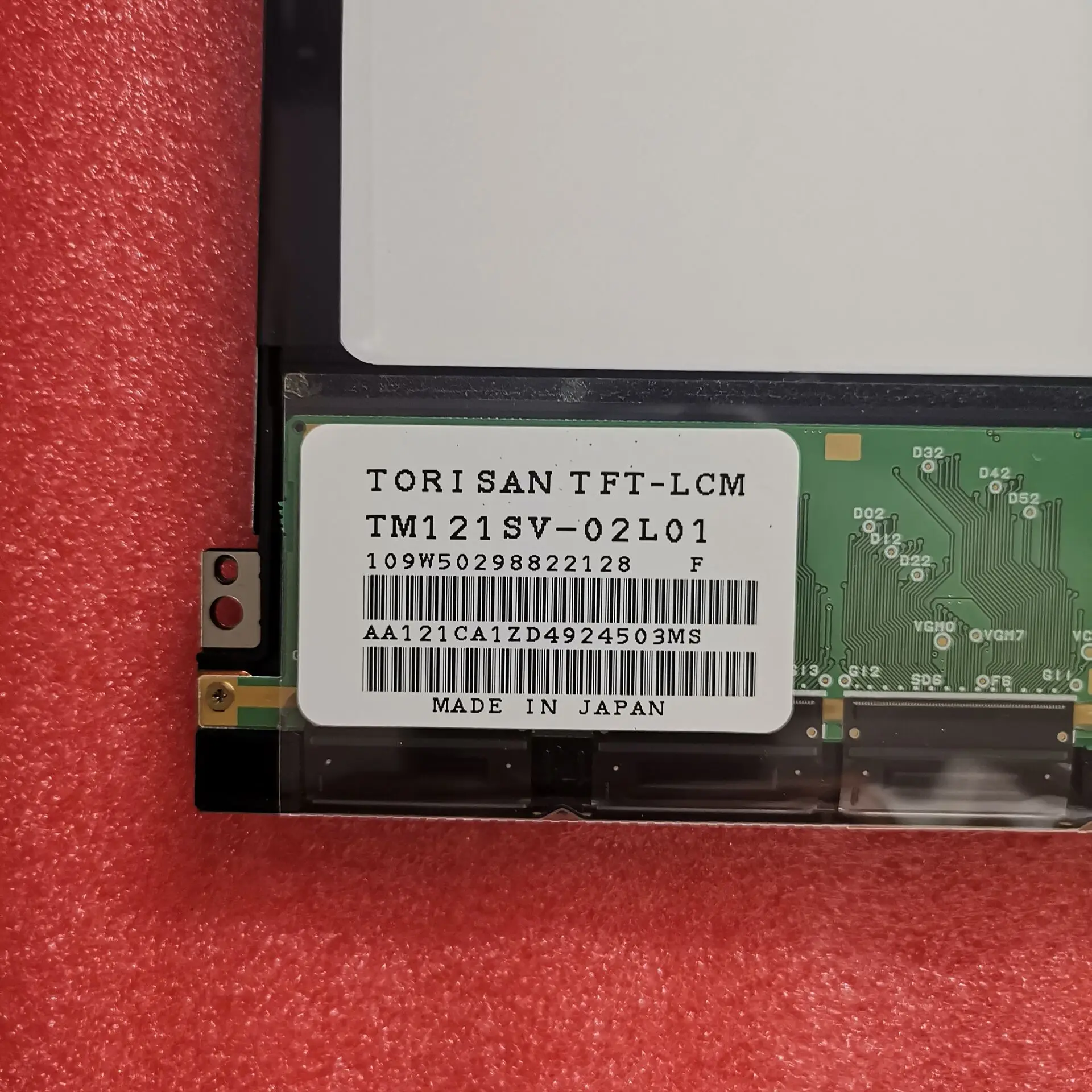Tela LCD para Display LCD, TM121SV-02L01, 12,1 polegadas