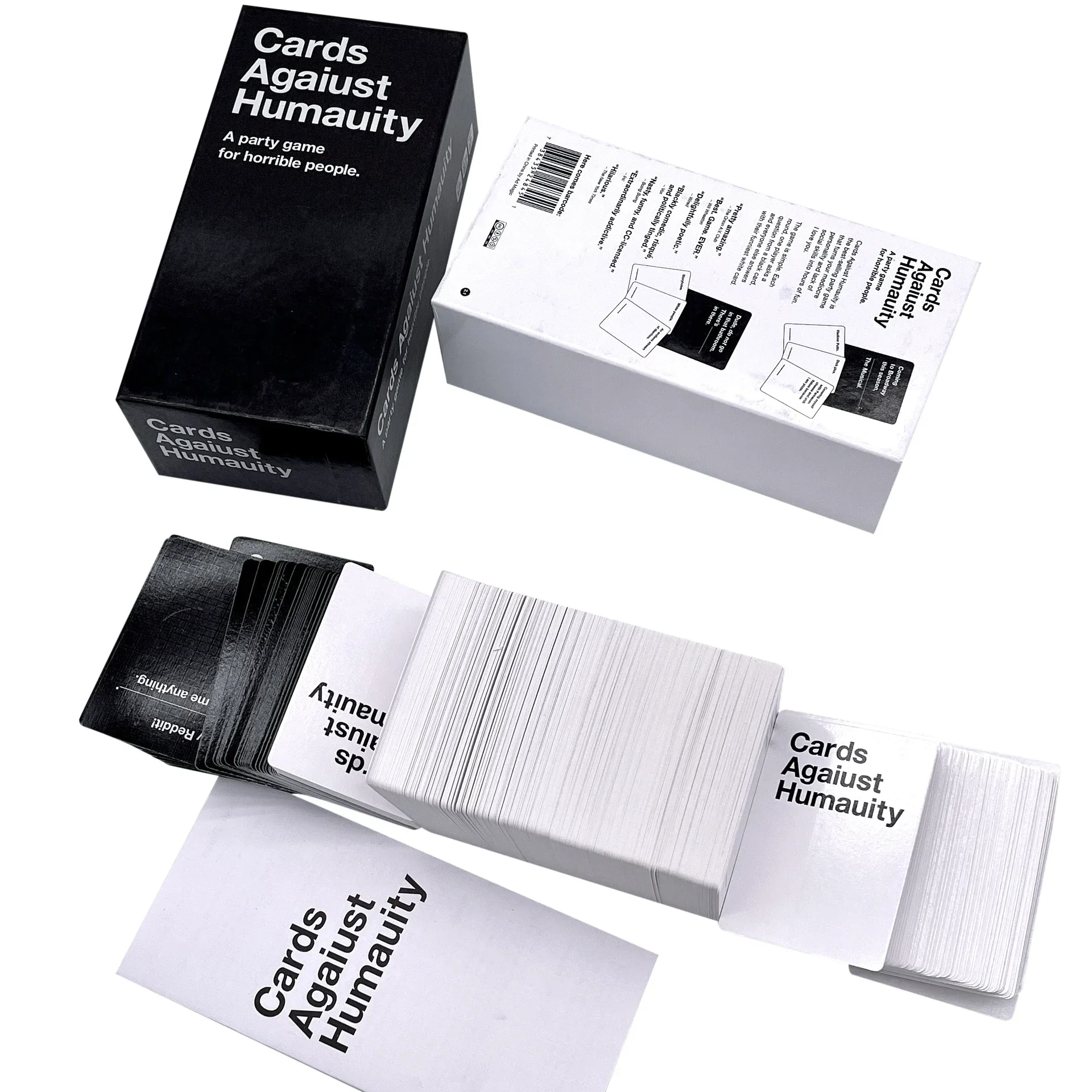 Cards Against Humanity Casual Party English Board Game Cards - A Hilarious and Edgy Party Game for Adults