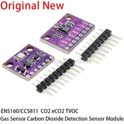 ENS160 sensore di Gas modulo sensore di rilevamento del biossido di carbonio CCS811 CO2 eCO2 TVOC rilevamento della qualità dell'aria uscita I2C per Arduino