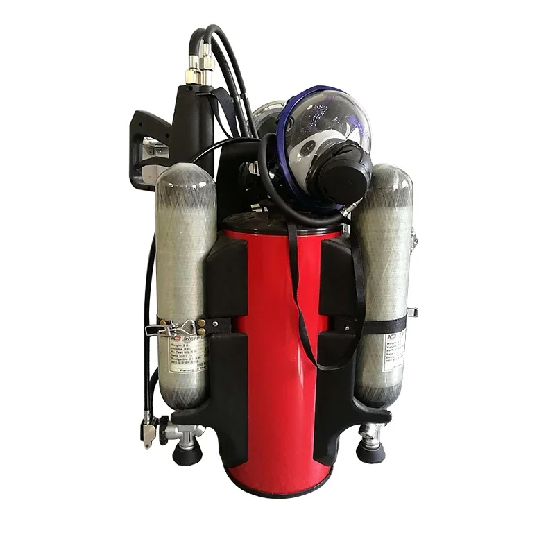 

Wholesale Firefighter 12L Backpack Water Mist Fire Fighting System With Air Breathing Apparatus