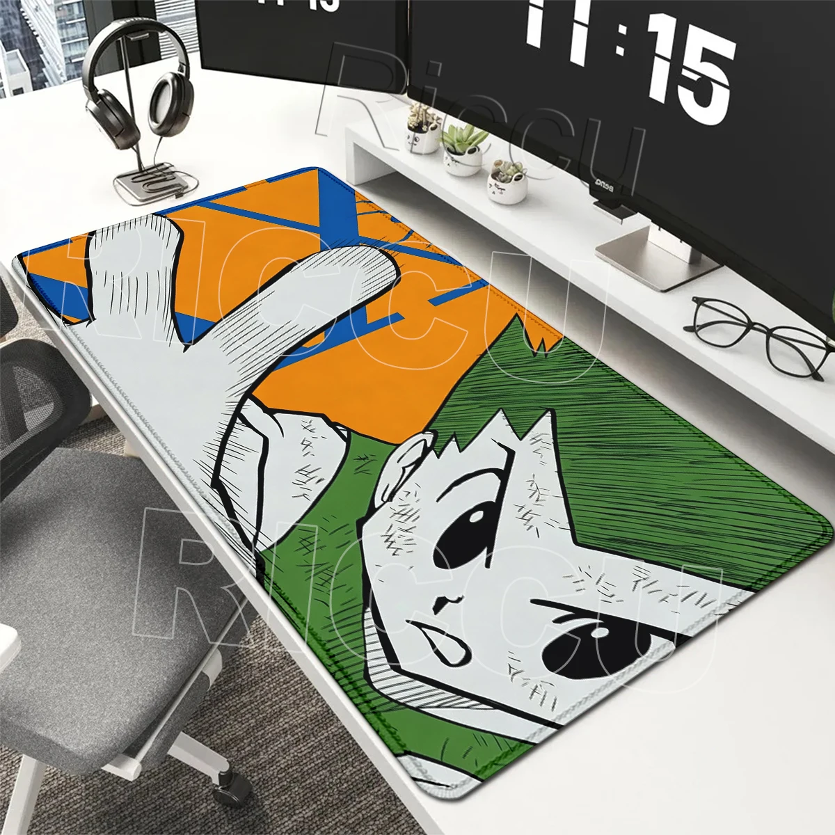 Anime Character Hunter X Hunter Gaming Mouse Pads Gamer Aesthetics Desk Mat PC Setup Accessories Computer Keyboard Rubber Carpet