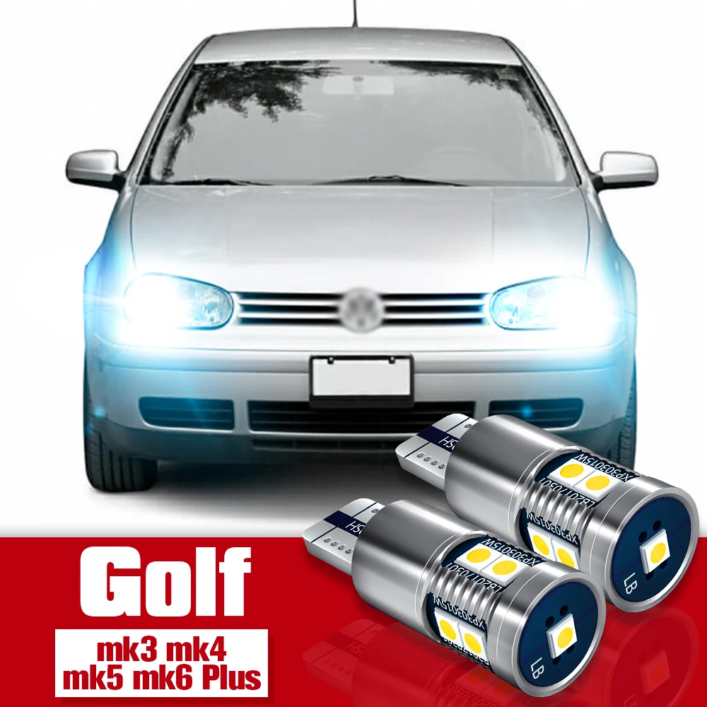 2x LED Accessories Parking Light Bulb Clearance Lamp For VW Golf 3 4 5 6 Plus 1997-2016 2008 2009 2010 2011 2012 2013 2014 2015