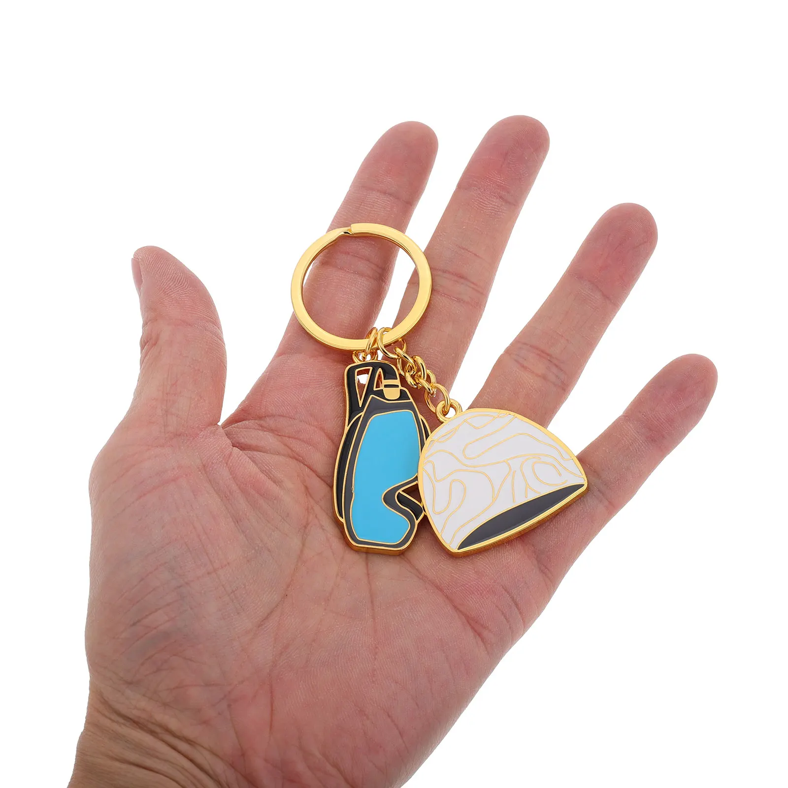 

Outdoor Keychain Diving Holder Decor Ring Charm Accessories Boys Creative Zinc Alloy Boating