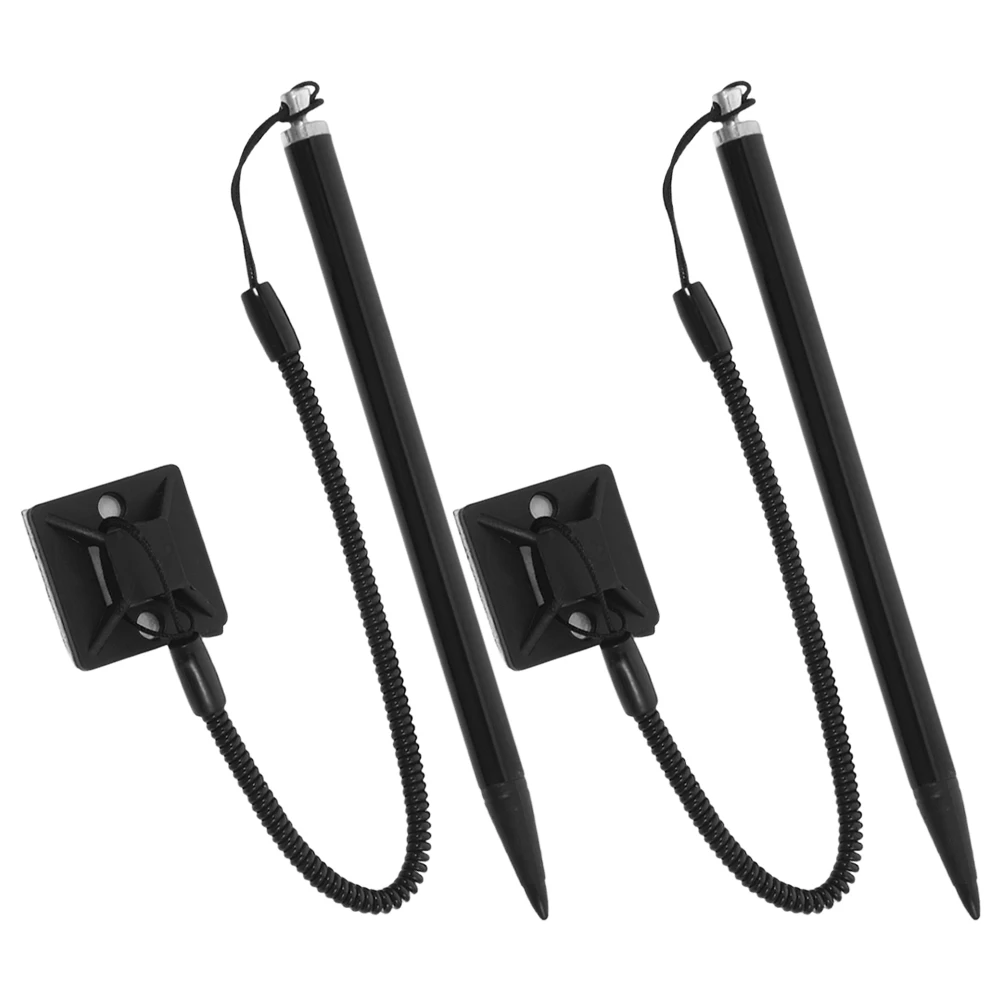 

2 Pcs Resistive Screen Stylus Lanyard Handwriting Touch Pen Anti-scratch Capacitive