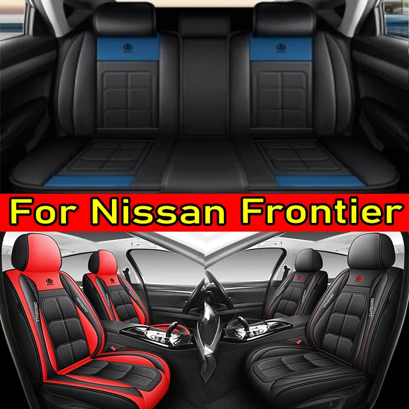 

For Nissan Frontier Car seat cover PU leather soft and comfortable front and rear rows fully wrapped muscle seat cover