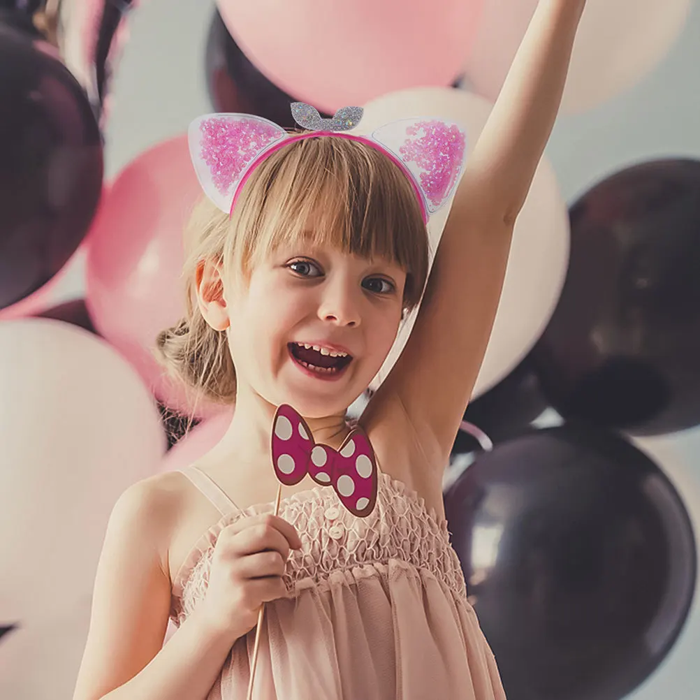 

12Pcs Cat Ear Hair Band Premium Comfortable Headband Props for 's Day Carnival Performance Fashion Hair Accessories