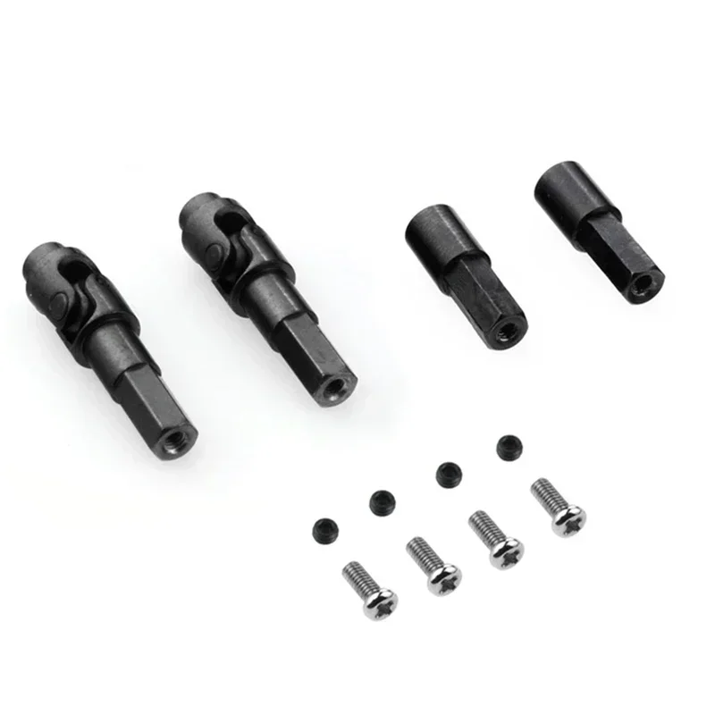 4 Stück Metall-Vorderachs-Antriebswelle hinten für WPL C14 C24 C34 B14 B24 B36 MN D90 MN99S RC-Auto-Upgrade-Teile