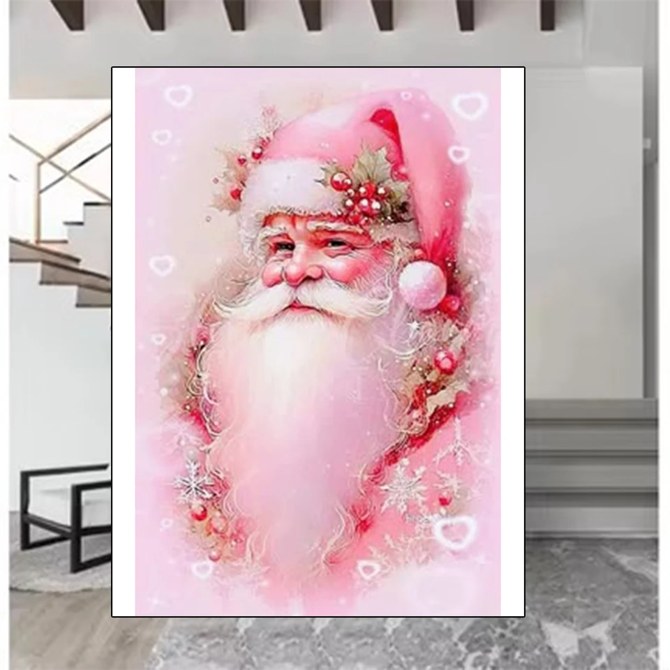 

Santa Claus Diamond Painting New 5D DIY Diamond Mosaic Embroidery Round Square Cartoon Christmas Gift Wall Decoration