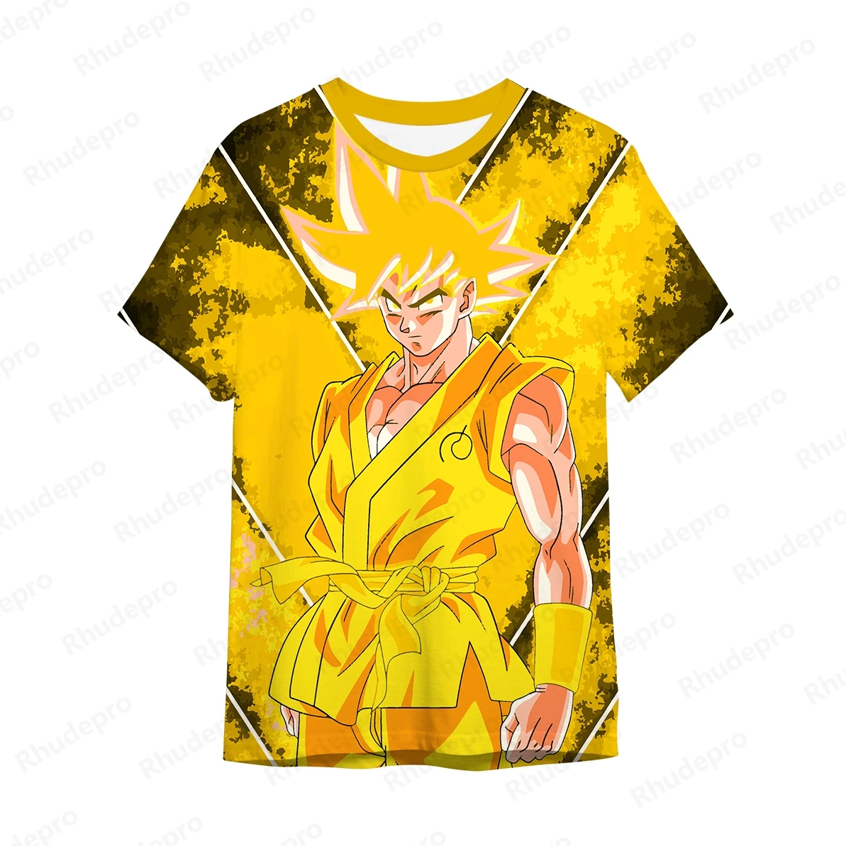 2024 Goku t-shirt da uomo manica corta top Dragon ball Anime Hip Hop abbigliamento per bambini camicie di tendenza Super Saiya Y2k estate