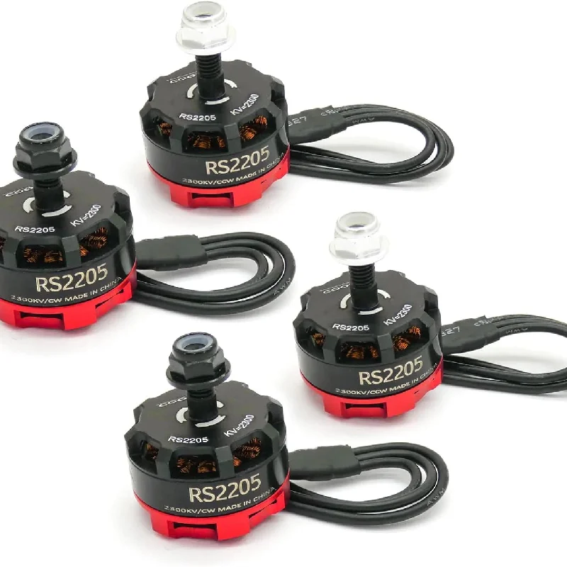 Bezuhlíkový motorový, RS2205 2300KV 2205 CW/CCW bezuhlíkový motorový částí pro FPV závodní kvadrokoptéra (CW)