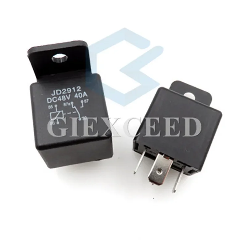 12V-80V 40A 1NO 1NC Relay 5pin Waterproof Car Relay with mounting hole Universal Automotive Relay