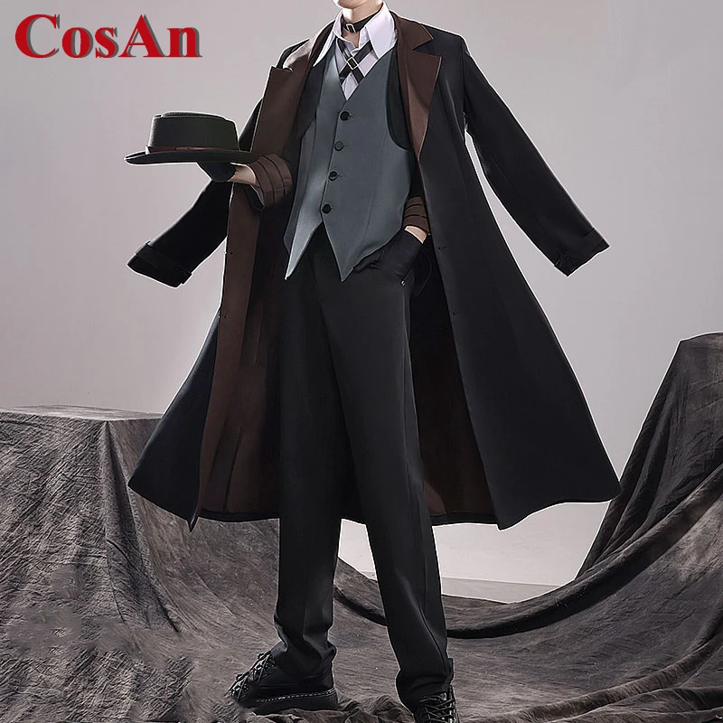 

CosAn Anime Stray Dogs Nakahara Chuuya Cosplay Costume Fashion Handsome Uniforms Male Activity Party Role Play Clothing