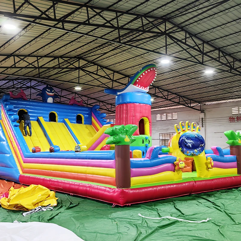 Children's Trampoline Theme Parks Large Inflatable Castle Playground Outdoor Equipment