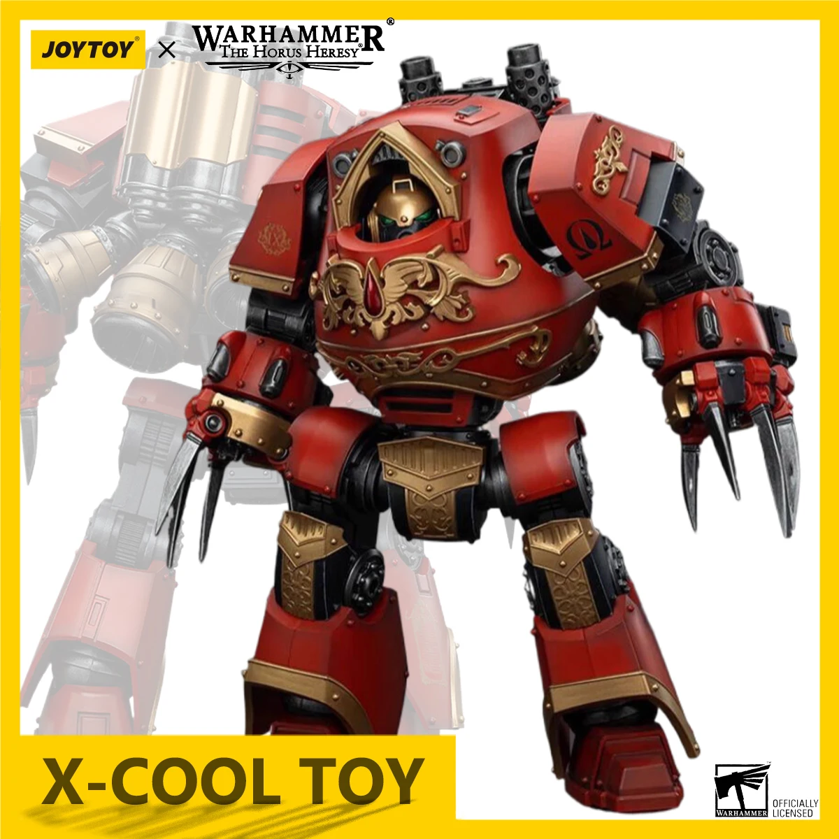 JOYTOY Warhammer Blood Angels figura de acción Contemptor-Incaendius Dreadnought articulaciones estatuilla móvil Anime modelo juguetes en Stock