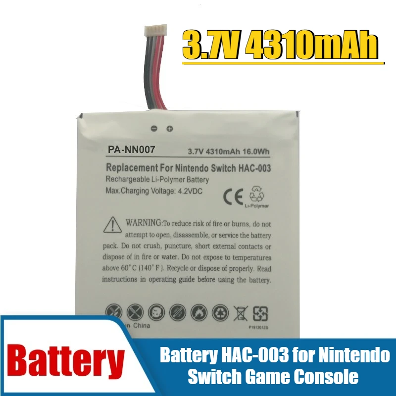 

3.7V 4310mAh Battery HAC-003 for Nintendo Switch Game Console
