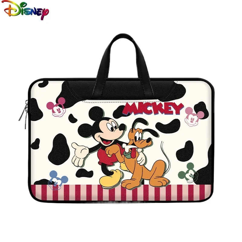 

Disney Mickey Cartoon Shockproof Computer Bag for Women, Suitable for 14 15.6-inch Multi functional Handheld briefcase
