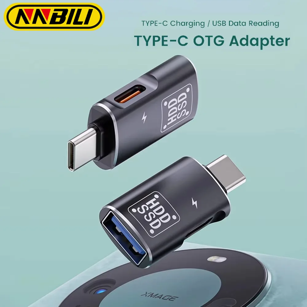 NNBILI Type C OTG Adapter USB-C Male To USB 2.0 Female Adapter For Macbook Xiaomi HUAWEI Samsung OTG Connector ﻿