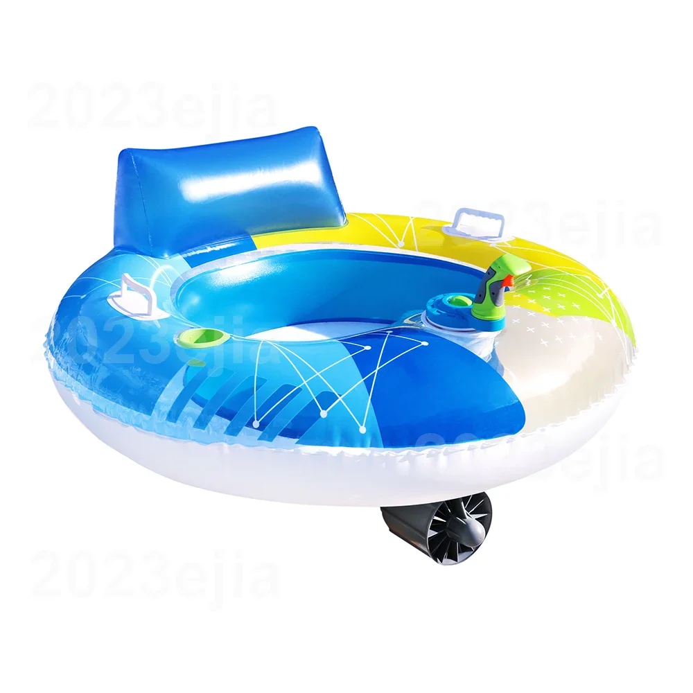 Youth/Adult Powerful Motorized Pool Cruiser Inflatable Pool Floating Seat with Backrest