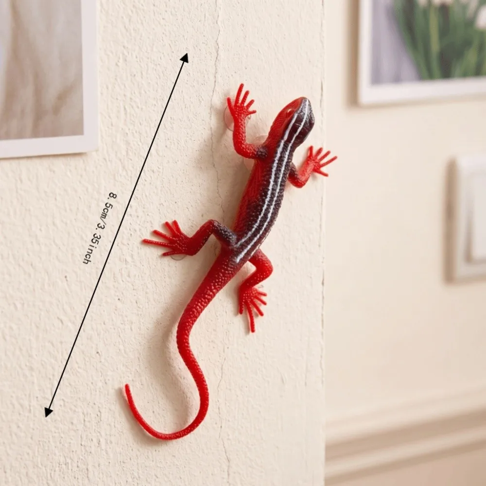 12PCS Miniature Lizard Model Colorful Simulation PVC Simulation Gecko Model Assorted Color Movable Simulation Lizard view 6