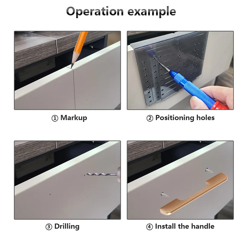 مقبض الخزانة قالب عدة الباب والدرج سحب التثبيت بمناسبة الرقصة لمقبض الخزانة مقبض سحب تصاعد أداة نجارة