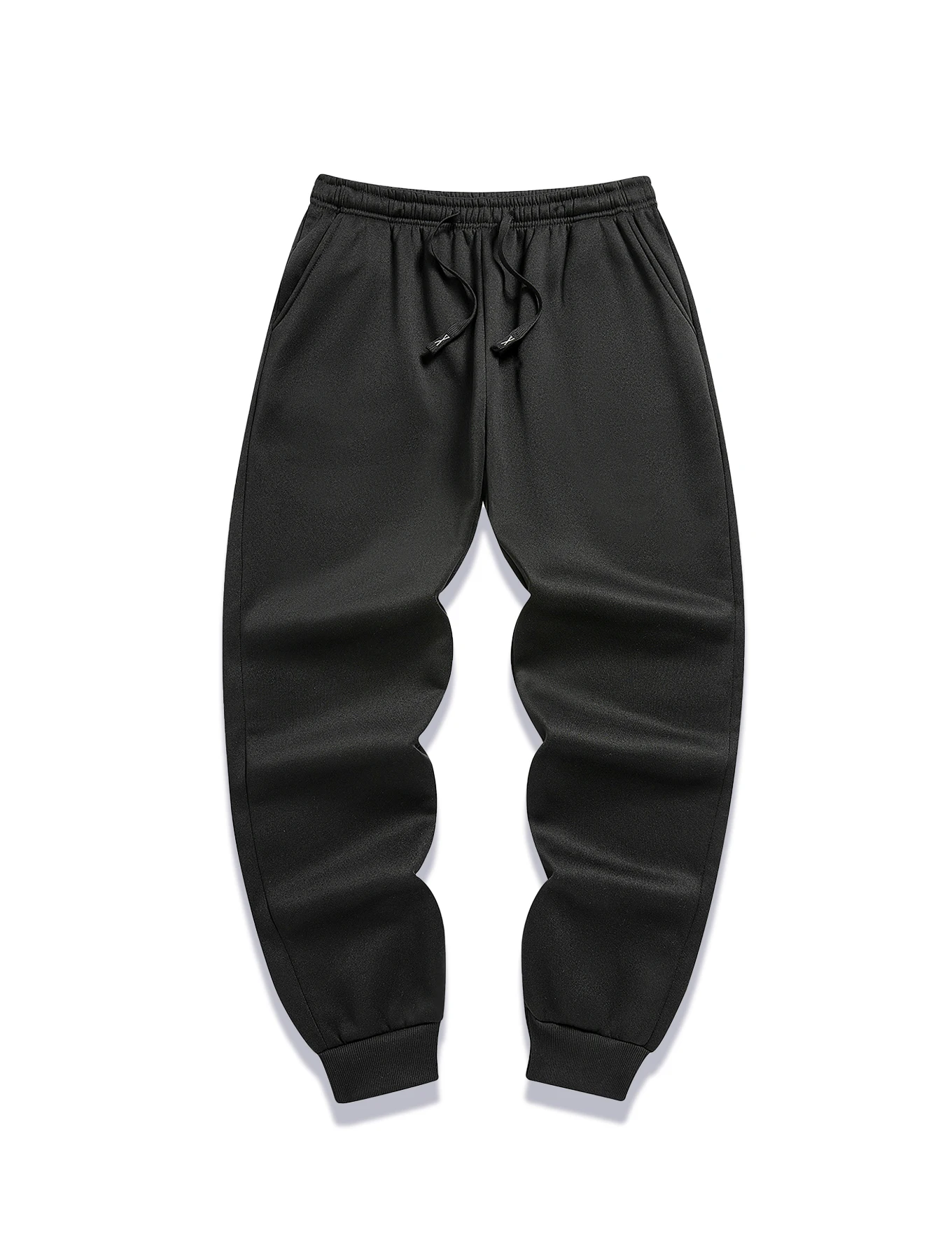 Autumn Winter Warm Fleece Pants Men Fitness Jogging Sweatpants Male Solid Color Casual Long Pants Daily Unisex Workout Trousers