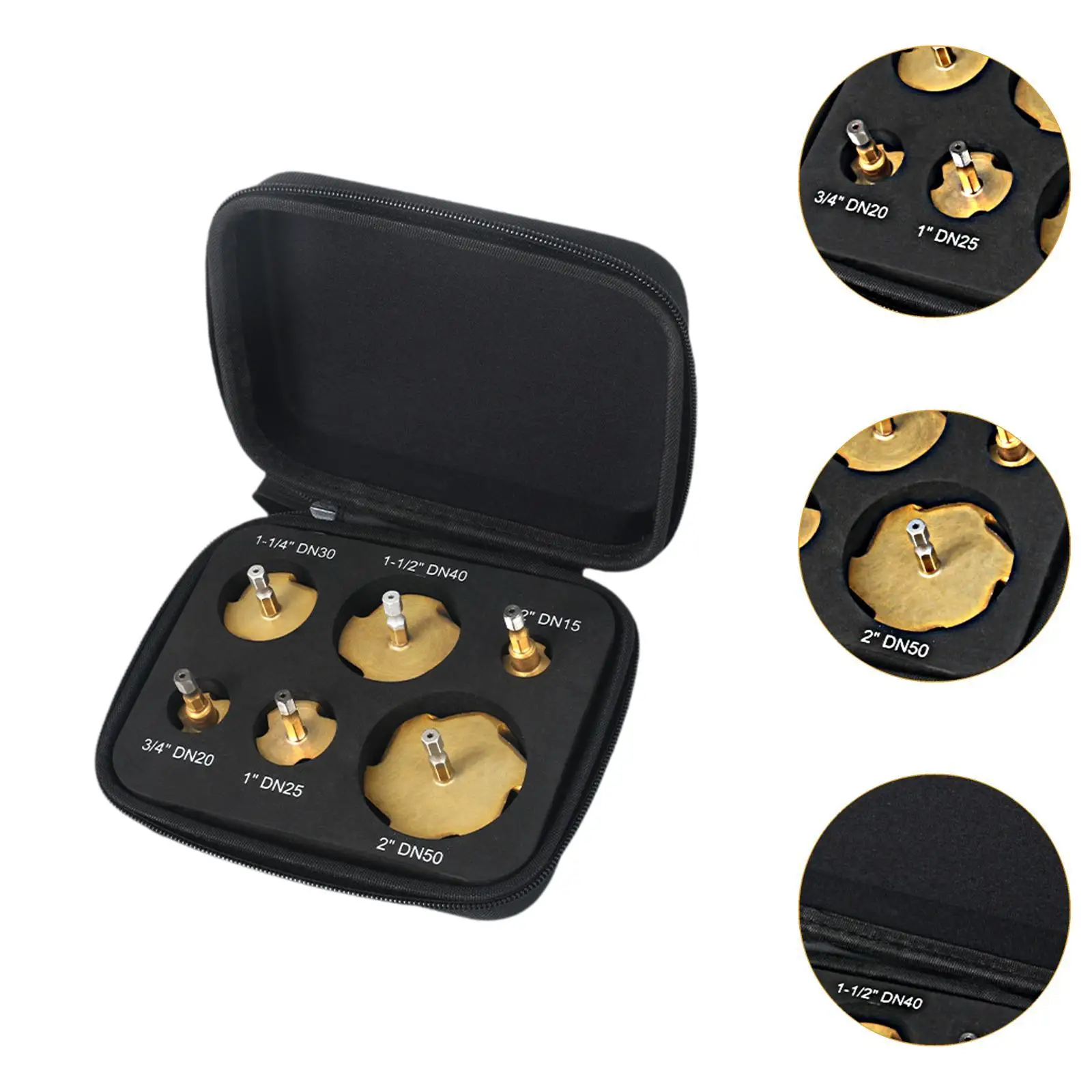 6x Hex Shank Ppr Expander Gat Uitbreidingsboor Hoge Prestaties Vervanging Ppr Lifting Stapte Boor voor Waterleiding Reparatie