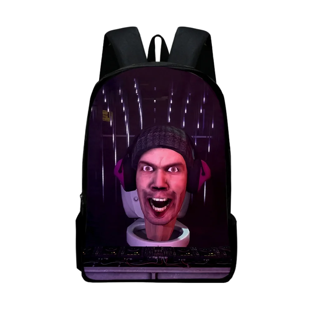 Skibidi Toilet Backpack 2023 New Rucksack School Bag Adult Kids Bags Unisex Backpack Daypack Harajuku Bags