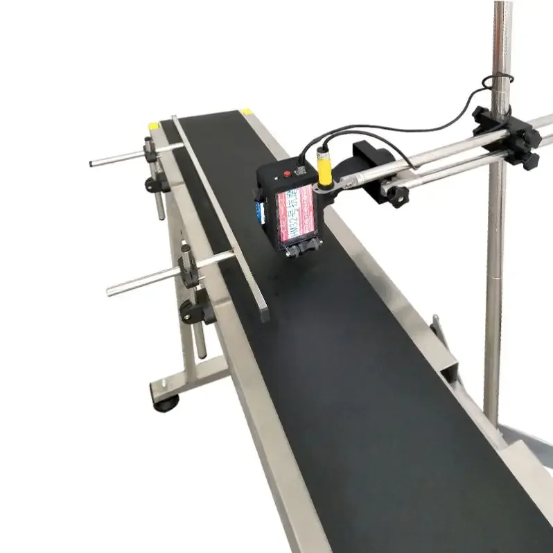 آلة رمز نوع الحزام الناقل الصغيرة، تاريخ وضع، خط التجميع عالي السرعة نوع النافثة للحبر الأوتوماتيكية رمز ثنائي الأبعاد