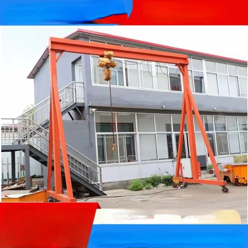 

Mobile gantry crane 2 tons 3 tons factory lifting transportation universal gantry 5 tons small gantry crane