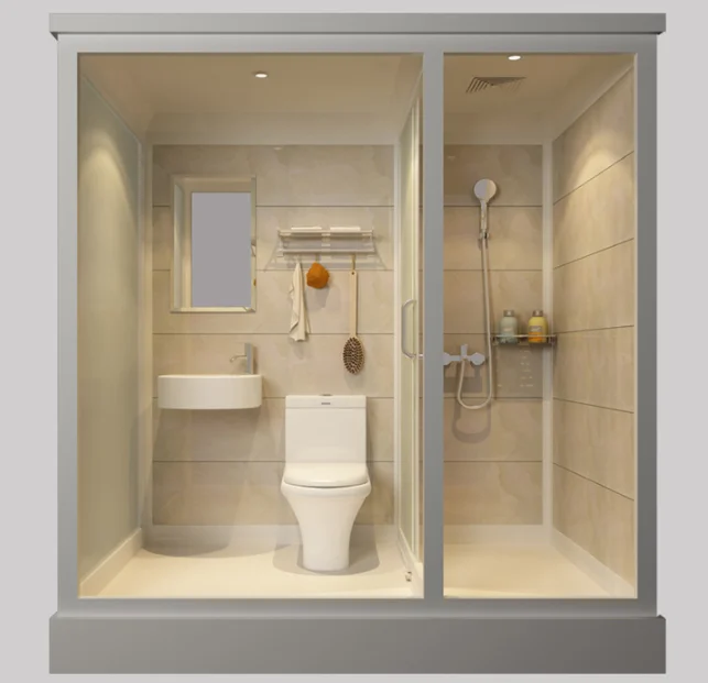

for Luxurious Prefab Bathroom Pod Integrated Shower Room Complete All-in-one Bathroom Pod Modular Bathroom Pod