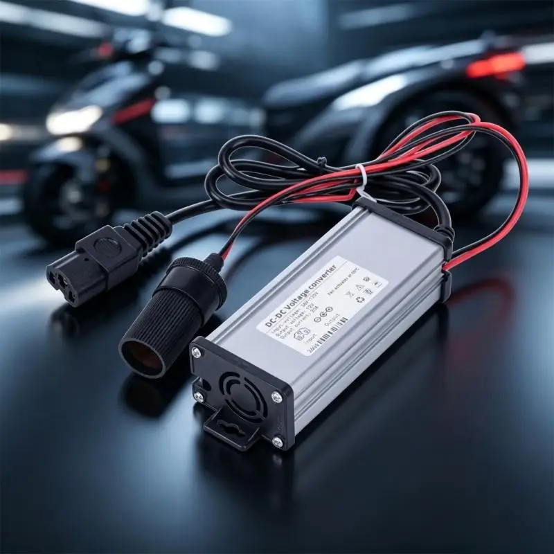 Y1UB Motorcycle DC36V-120V to DC12V Power Converters Voltages Reducers Hardwires Input