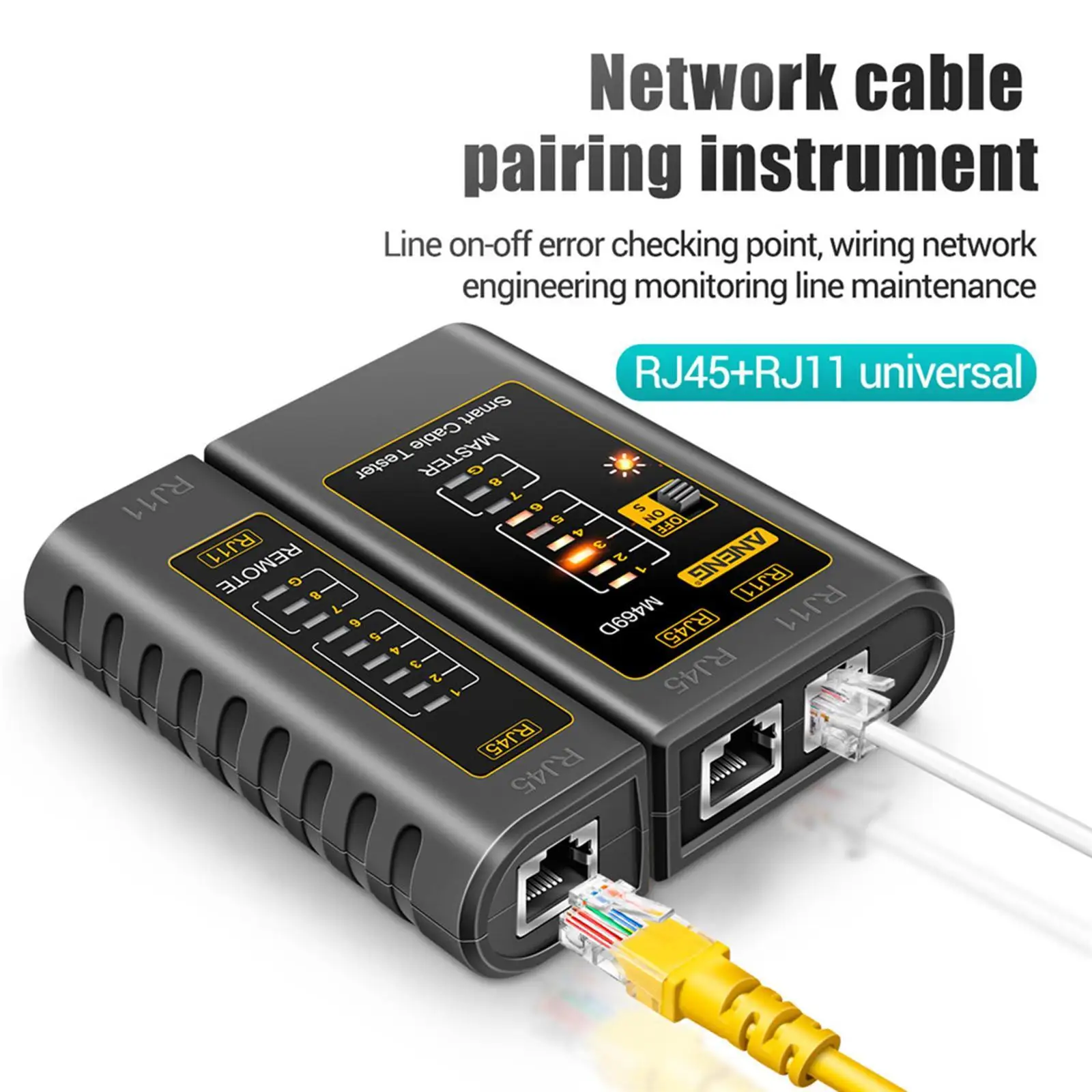 Ethernet Cable Tester Network Testing Tool Cat5 Cat5E Cat6 for Network