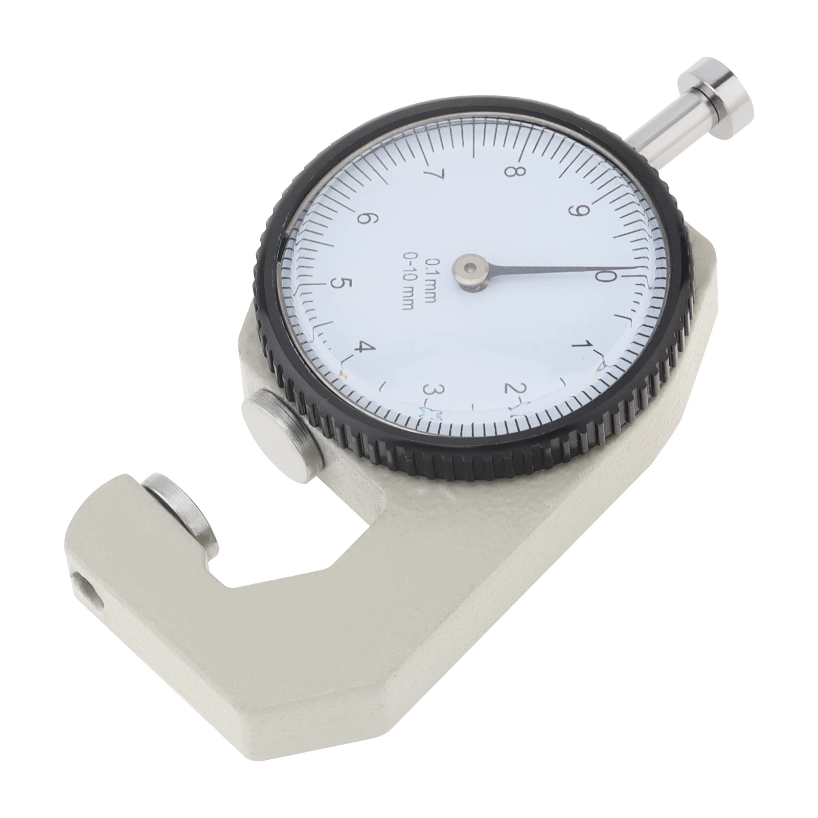 

0-10mm 0.1mm Resolution Dial Leather Thickness Gauge Meter for Jewelry Metal Sheets Flim Paper Handheld Thickness Tester