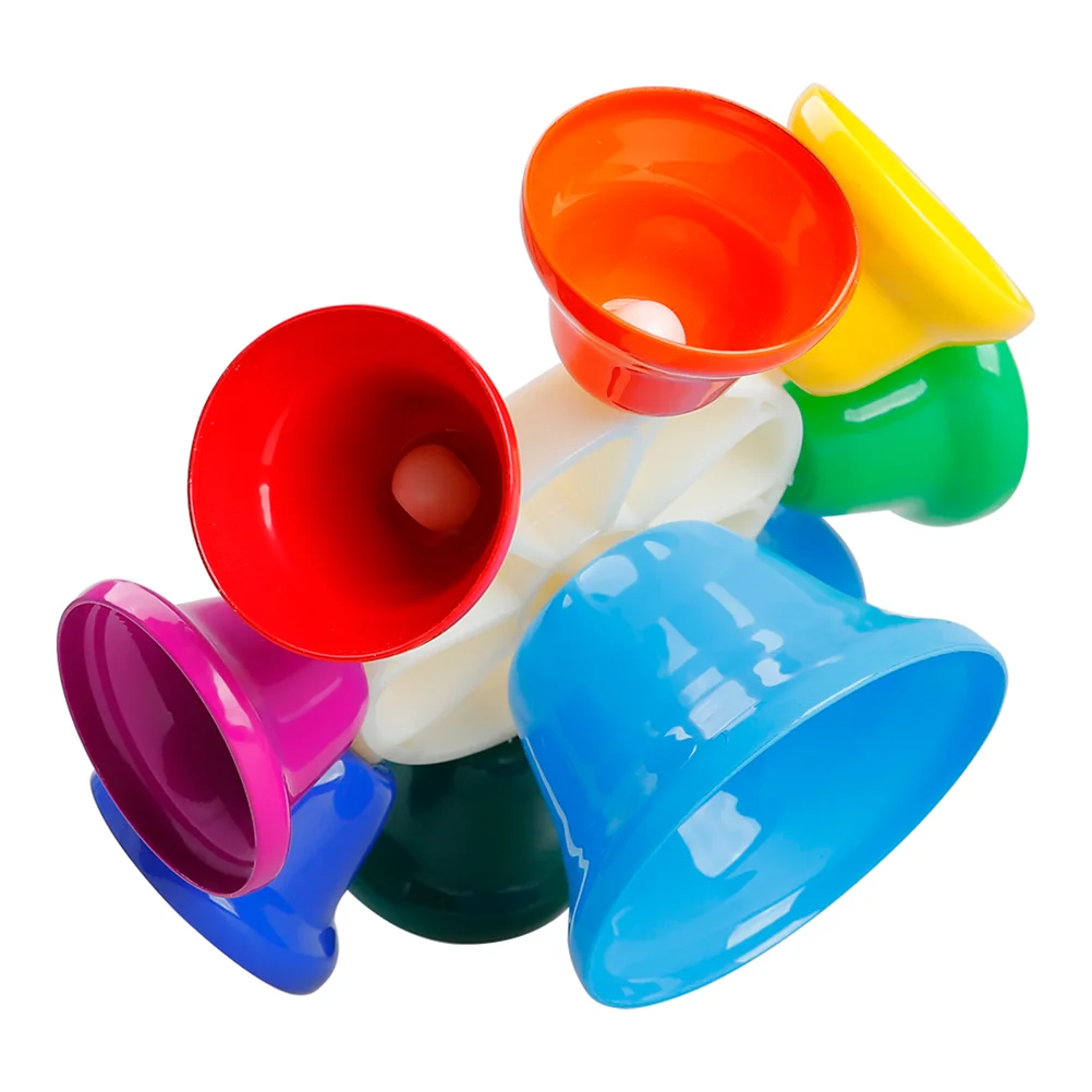 Toys for Kids Rotating Bell Musical Instrument Rhythm Handbell Educational Colorful Child