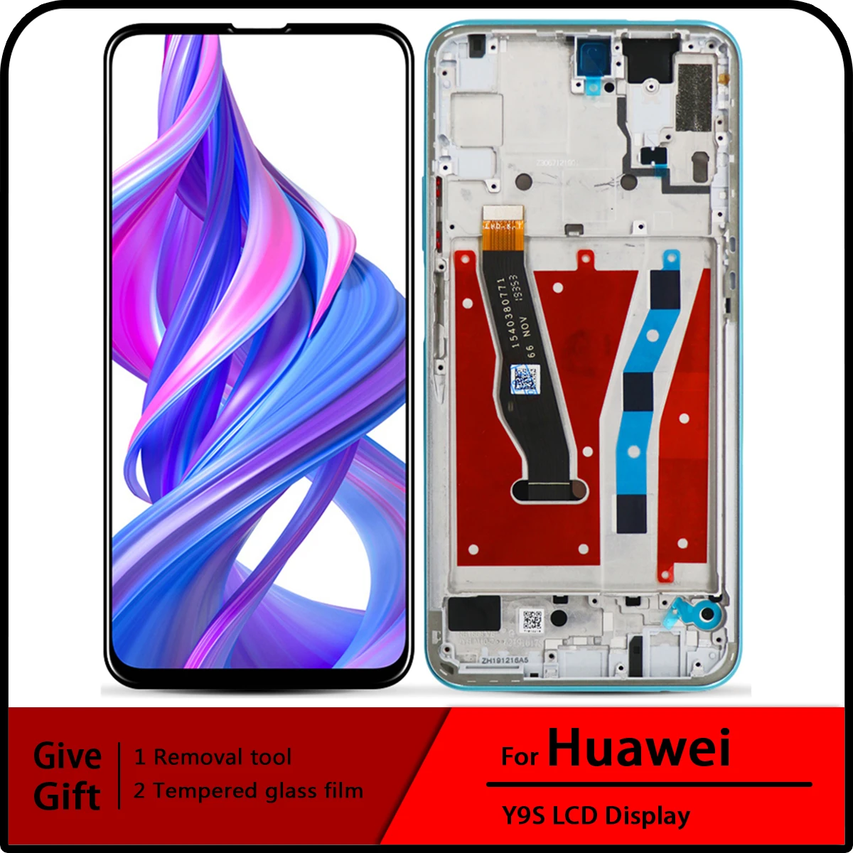 

For Huawei Y9S LCD Display huawei P Smart Pro 2019 Touch Screen Digitizer Assembly parts+tools