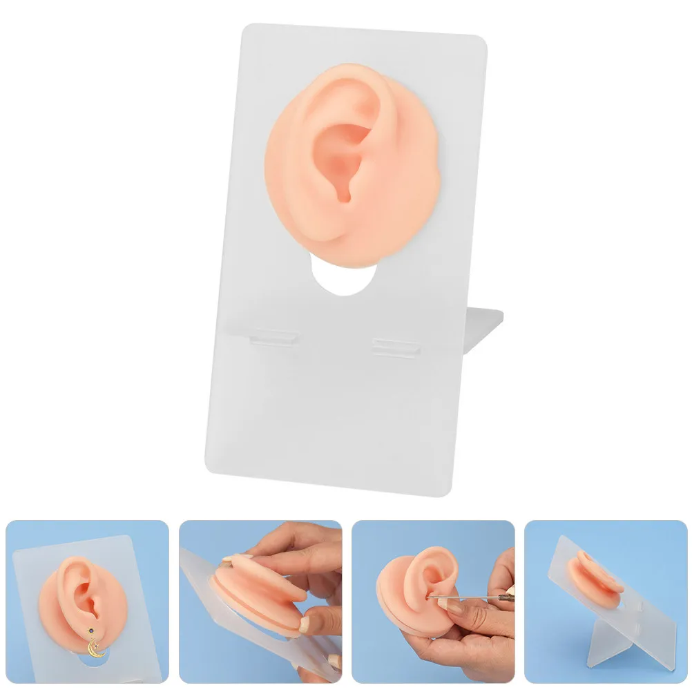 

Tattooing Practice Silicone Ear for Microblading Makeup Machines Needles Kits Realistic Skin Touch
