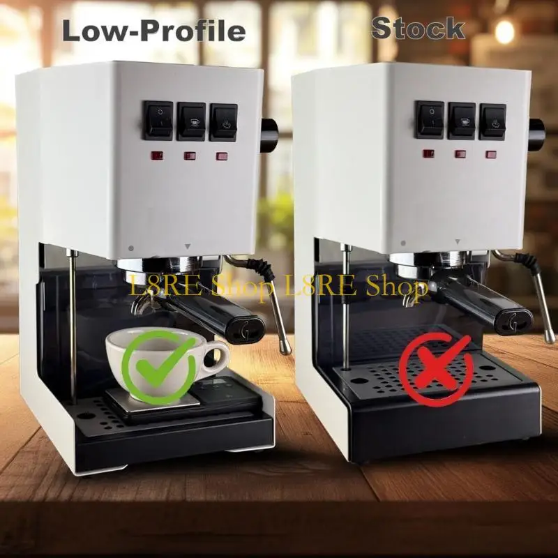 L8RE 높은 추출 교체 커피 머신 드립 트레이 고온 저항성 에스프레소 커피 메이커 부품 액세서리