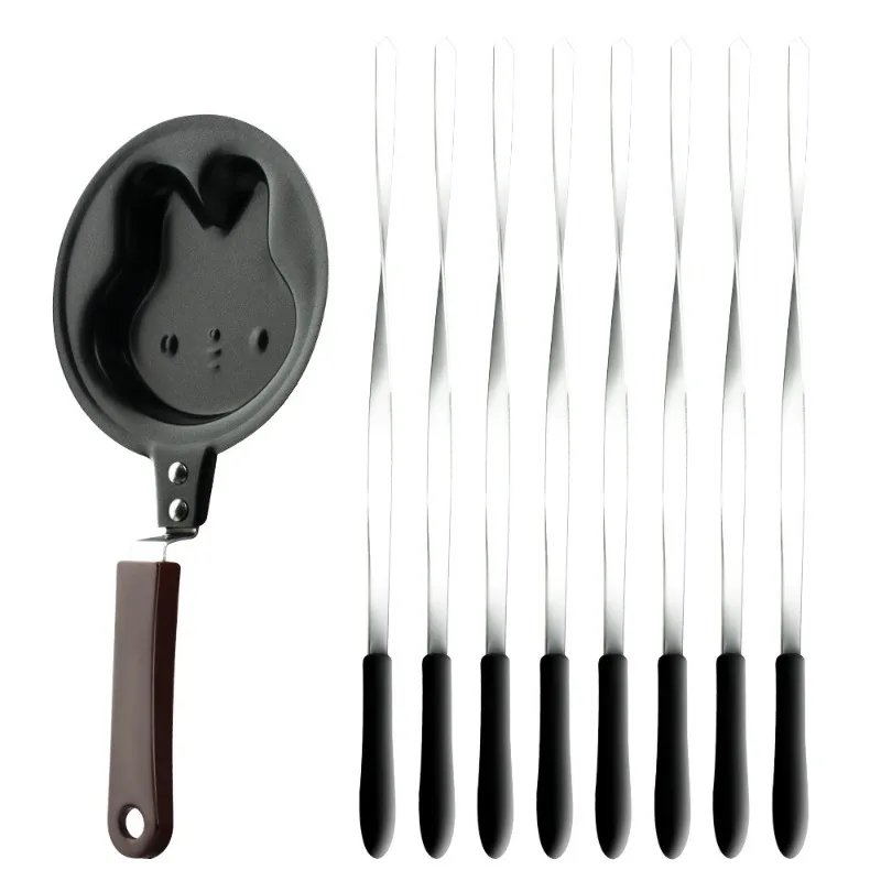 Home Smoke‑Free Charcoal BBQ Grill Multifunctional Fry Roast Integrated Machine Indoor Outdoor Barbecue Cooking Tool