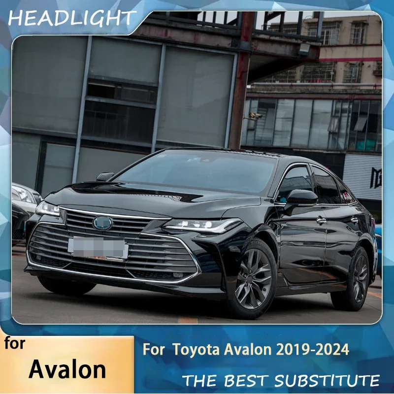 2PCS Suitable for Toyota 2019-2024 Asian Dragon headlight assembly modified LED lens new daytime running light turn signal