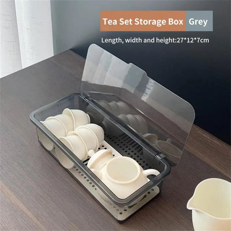 Box Cutlery Organizer Storage Kitchen Desktop Kitchen For With Tray Tea Kitchen Drain Set Lid Home Storage Boxes